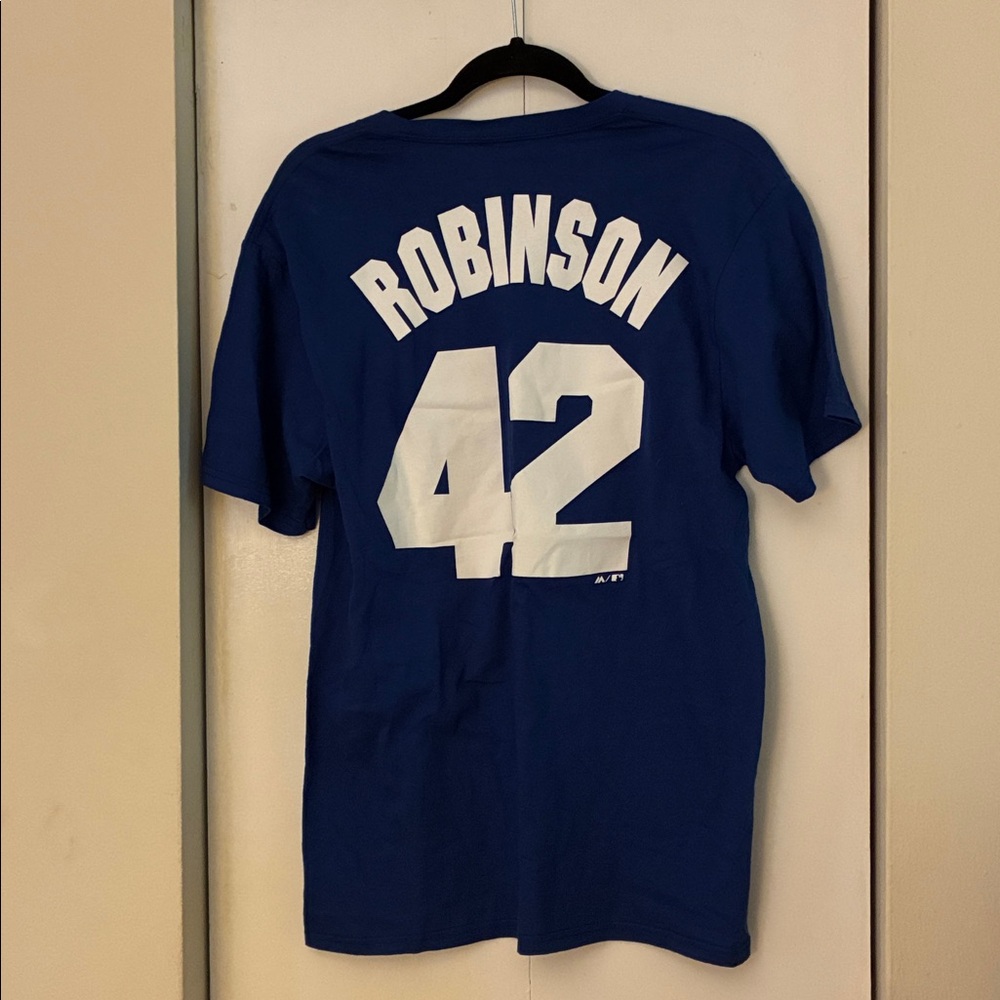 NWT “42” Jackie Robinson, Brooklyn Dodgers Tee